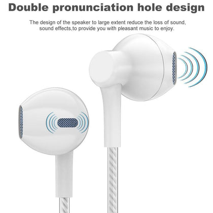 SIMVICT Sports Earphone With Microphone 3.5mm In-Ear Stereo Earbuds Headset For Computer Cell Phone MP3 Music Headphones