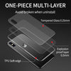 Ihaitun Glossy Glass Case For Iphone X Xs Max Xr Cases Ultra Thin Transparent Back Cover Case For Iphone 7 8 Plus Slim Soft Edge