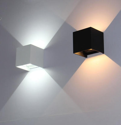 Cube IP65 Adjustable Surface Mounted Outdoor Led Lighting,Led Outdoor Wall Light, Up Down Wall Porch Lamp