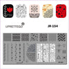 2019 Stainless Steel Stamping Plate Template Russian Phrase Cat Floral Corner Xmas Fruit Pixel Pattern Nail Tool Jr151-160