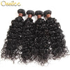 Water Wave Bundles With Closure Malaysian Curly Hair Bundles With Closure Human Hair 3/4 Bundles With Closure Ossilee Remy Hair