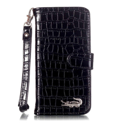 Luxury Crocodile Skin Alligator Wallet Flip Leather Brand Case For Apple Iphone 5 5s 6 6s 6plus 6s Plus 7 7plus 7 8 Plus Cover