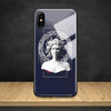 Aesthetic Statue Gorgon Medusa Tempered Glass Soft Silicone Phone Case Shell Cover For Apple Iphone 6 6S 7 8 Plus X Xr Xs Max