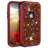 Luxury Hard Case For Iphone Xr Xs X Max Case Glitter Bling Crystal Pc Cover For Iphone 7 6 6S 8 Plus Case Silicone Cute Girls