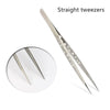 Professional Eyelashes Tweezers For Lashes Extension Nipper Stainless Steel High Precision Eyelash Extension Tweezers Set