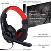 Lupuss G1 Wired Headphones With Microphone Adjustable Over Ear Gaming Headsets Earphones Low Bass Stereo For Pc