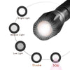 Mtb Led Bike Bicycle Light T6 8000Lm Led Torch Zoomable Flashlight For Camping Lantern 18650 5000Mah Battery