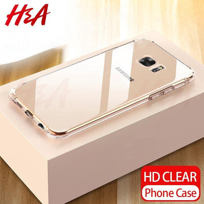 H&A Ultra Thin Transparent Case For Samsung Galaxy A3 A5 A7 2016 2017 Cases Clear Soft TPU Cover A3 A5 A7 2017 Phone Case Capa