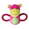 Lovely Dog Toys Pet Puppy Chew Plush Cartoon Animals Squirrel Cotton Rope Ox Shape Bite Toy Tobacco Pipe Shaped Squeak Toys