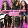 Malaysian Loose Wave With Closure Meetu Human Hair Bundles With Closure Middle Part Non Remy Hair Extensions With Lace Closure