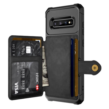 for Samsung Galaxy S10 Plus S10e Note 9 Credit Card Case PU Leather Flip Wallet Photo Holder Hard Back Cover For Galaxy S10 Plus