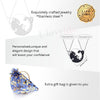 Us Stock Uloveido Halloween Matching Cat Necklaces Pendants For Men And Women Couple Necklace Pendant Stainless Steel Sn156