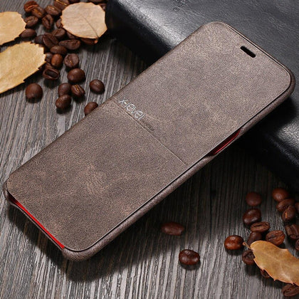 X-Level Luxury top Quality Retro Classic Flip Leather Case For Samsung Galaxy S8 S7 Edge S6 Edge plus Note 8 note 7 5 flip cover