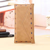 Retro Phone Pouch Mail Envelope Pu Leather Case For Iphone 4 4S 5 5S Se 6 6 6S Plus 7 8 Plus Mobile Phone Bag Flip Cases Covers