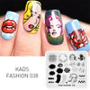 Kads Nail Art Template 36 Designs Chinese Style Ink-Painting Wordart Image Template Nail Stamping Plate Nail Art Stencils