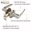 Probrico Locksets Stainless Steel Locks Entrance/Privacy/Passage Door Lock Brushed Nickel Door Knob Door Lever Handle Dl815Sn
