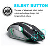 Azzor Rechargeable Wireless Gaming Mouse 7-Color Backlight Breath Comfort Gamer Mice For Computer Desktop Laptop Notebook Pc