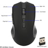 New W7 2.4Ghz Wireless Gaming Mouse 6 Keys Usb Receiver Gamer Mice Usb Optical Scroll Cordless Mouse For Pc Laptops Desktop