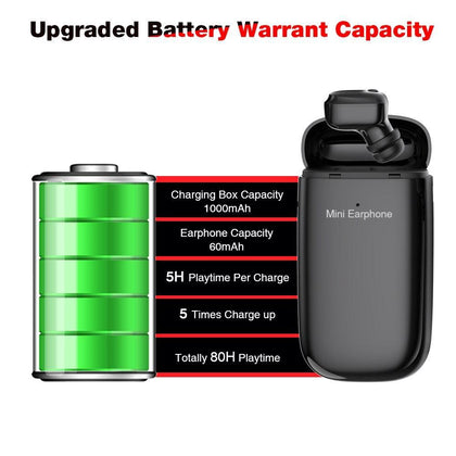 UCOMX U6E Bluetooth Earphone with Charging Box Wireless Earbud Hands-free with Mic Bluetooth Earpiece for iPhone Huawei Xiaomi
