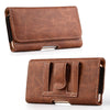 Phone Cover Belt Clip Holster Leather Flip Pouch Case For Iphone Samsung Huawei Xiaomi 6.3/5.5 Inch Universal Mobile Phone Bag