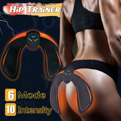 EMS Hips Muscle Stimulator Belt ABS Fitness Wearable Buttock Toner Trainer Pygal Slimming Massager Unisex