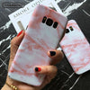 Marble Case For Samsung Galaxy S8 Plus Note 8 Phone Cases Luxury Plastic Thin Hard Coque Cover For Samsung Galaxy S7 Edge Fundas