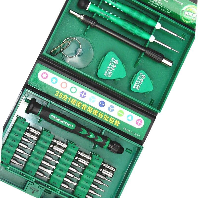 Laoa Precise Screwdrivers Set 38 In 1 Repair Tools Kit Tools Repair For Cell Phones Iphone Clock Watch La613138