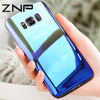 Znp Luxury Gradient Color Phone Cases For Samsung Galaxy Note 8 S8 Plus S7 Edge Case For Samsung A3 A5 A7 2017 Protective Case