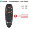 Vontar G10 Voice Remote Control 2.4Ghz Air Mouse Google Voice Search Assistant Ir Learning 6-Axis Gyroscope For Android Tv Box