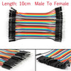 Areyourshop 40Pcs Dupont Wire Jumper Cables 10Cm M-M M-F F-F 1P-1P For Arduino Breadboard 10Cm Wholesale Cables