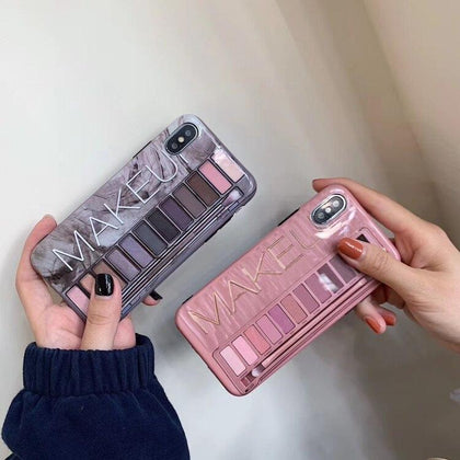 Makeup Brush Design Phone Back Cover Case For iphon XS MAX 7 8 Plus XR 7Plus 8Plus Soft TPU Women Phone Cases For iphone X XS