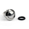Areyourshop Push Button Switch 8Mm Mini 1No 2Pin Metal Momentary Push Button Switch 3A/250V 1/4Pcs