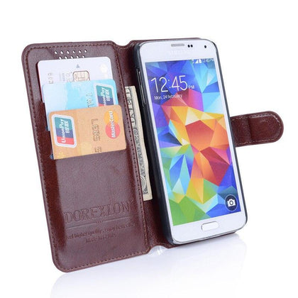 Wallet Leather Case for Samsung Galaxy Xcover 4 Xcover4 G390F SM-G390F Cover Luxury Retro Flip Coque Phone Bag Stand Card Holder