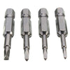 Nk Mixtos 4Pcs Triangle Screwdriver Bits Set S2 Alloy Steel Hand Tools 1.8/2/2.3/2.7Mm