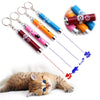 Portable Interactive Led Training Pointer Pet Laser Pointer Cat Pet Toy Light Pen With Bright Animation Mouse Shadow Playing