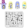 Kads 23 Design Halloween Flower Nail Stamping Plates Nail Printing Stamping Template Nail Art Stencils For Manicure Print Nails