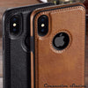 For Iphone Xs Max Xr  Case  Luxury Vintage Pu Leather Back Ultra Thin Case Cover For Iphone X 8 7 6 6S Plus Case