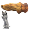 3D Chewing cat toy catnip stuffed fish playing toy