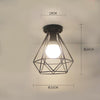 Ceiling Lights Iron Modern Ceiling Lamps For Living Room  Industrial Decor E27 Led Light Fixture Restaurant Lamp Modern Lantern
