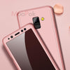 Luxury 360 Full Protection Cover Cases For Samsung Galaxy A3 A5 A7 2017 Phone Case For Samsung J4 Plus J6 J8 A6 A7 A8 2018 Case