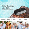 Crdc Bluetooth Speaker 4.2 Waterproof Portable Outdoor Wireless Stereo Mini Column Bass Loudspeakers With Mic For Iphone Xiaomi (Gold)