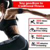 Ems Trainer Muscle Stimulator Trainer Smart Fitness Abdominal Training Abs Stimulator Body Slimming Belt Unisex Stickers