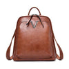 New Vintage Women Backpack High Quality Leather Brand Female Shoulder Bag Lady Multifunction Backpack Hot School Bags For Girls