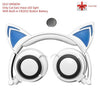 Yijee Cat Ear Headphones With Led Flashing Glowing Light Headset Gaming Earphones For Pc Computer And Mobile Phone