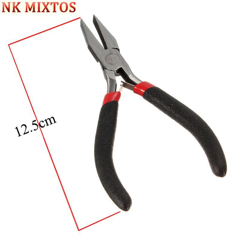 Nk Mixtos 2017 Brand New Carbon Steel Toothless Flat Nose Pliers For Jewelry Making Hool Repair Tool Kit