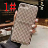 Jcovrni The New Classic  Double O-Pattern Card Holder For Iphone Xr Xsmax 7Plus 8Plus All-Inclusive Protection Phone Back Cover