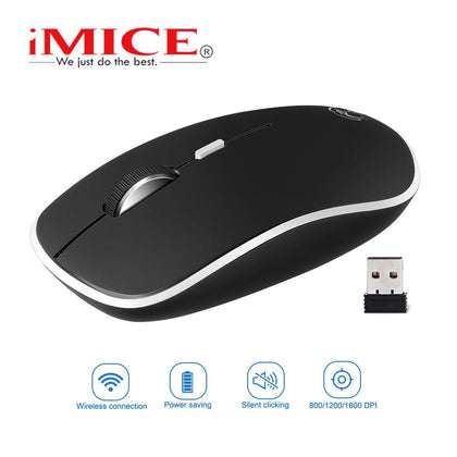 Silent Wireless Mouse 2.4 ghz Computer Mouse Mini Mause Wireless Ergonomic Mice Noiseless Button USB Mouse For PC Laptop