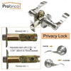 Probrico Stainless Steel Entrance/Privcy/Passage Door Lock Brushed Nickel Door Knob Door Handle Dl12061Sn