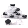 20Pcs/Lot 2G 3G 5G Portable Plastic Cosmetic Empty Jars Clear Bottles Eyeshadow Makeup Cream Lip Balm Container Pots