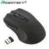 New W7 2.4Ghz Wireless Gaming Mouse 6 Keys Usb Receiver Gamer Mice Usb Optical Scroll Cordless Mouse For Pc Laptops Desktop